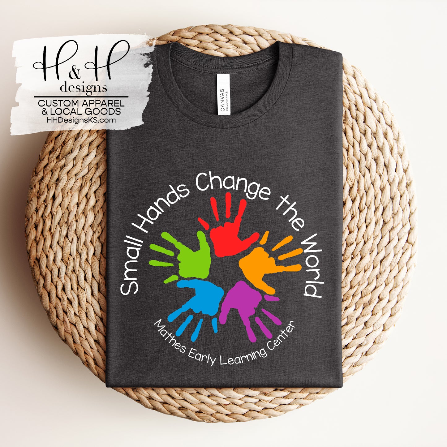 Design 4 ~ Small Hands Change the World ~ Mathes Fundraiser Fall 2024