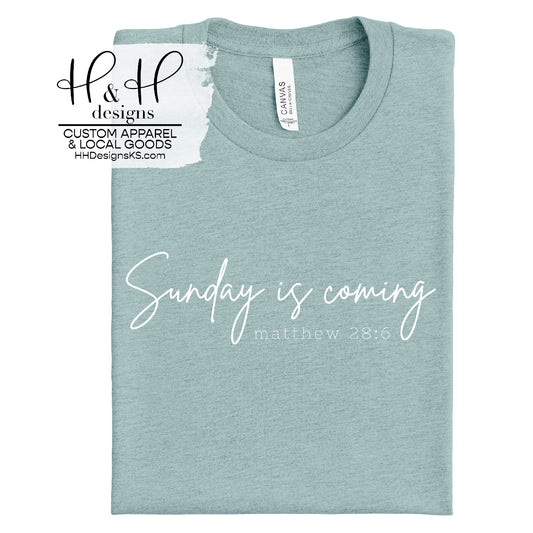 Sunday is coming
