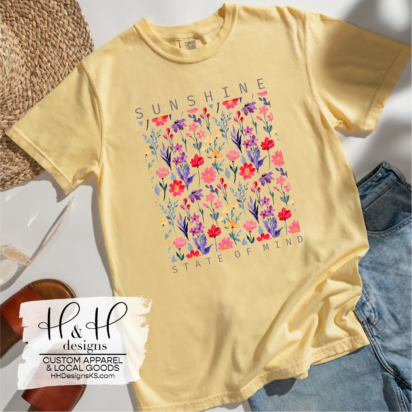 Sunshine State of Mind Retro Flowers