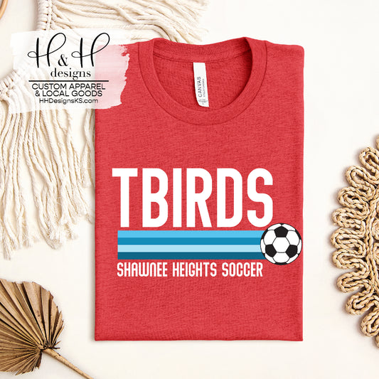 T-Birds Soccer Retro - Shawnee Heights Men's Soccer