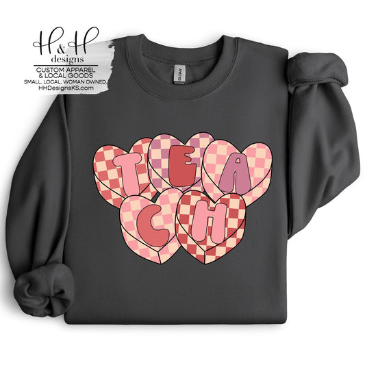 Teach Checkered Hearts