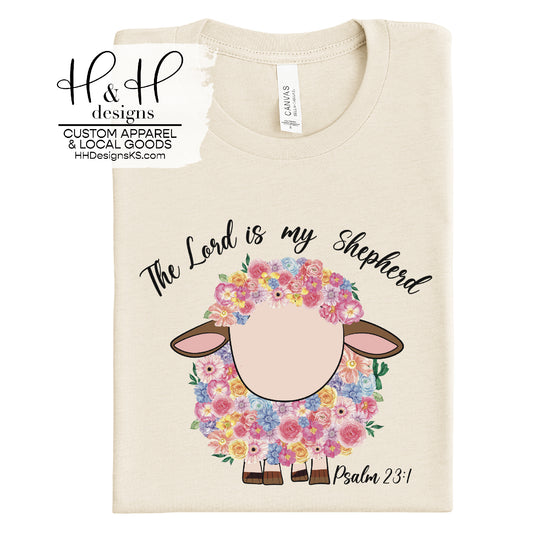 The Lord is my Shepard Rainbow Floral