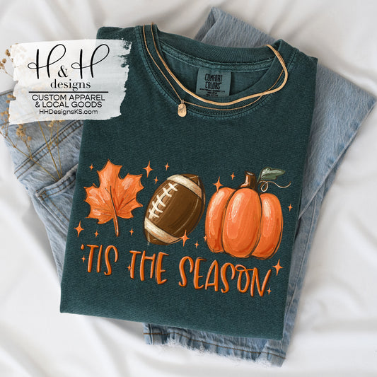 Tis the Season - Leaves, Football, Pumpkins