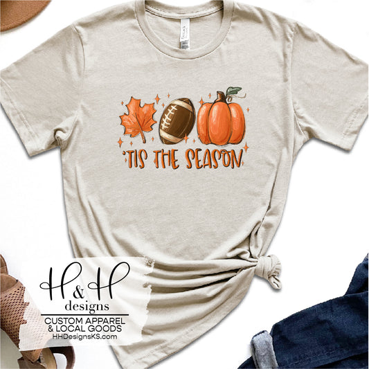 Tis the Season - Leaves, Football, Pumpkins
