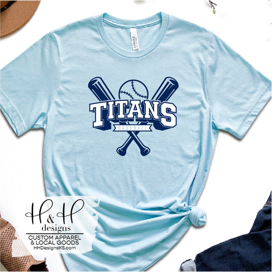 Titans Crossed Bats