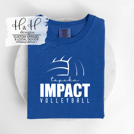 Topeka Impact Volleyball Block Script with Ball - Topeka Impact Volleyball