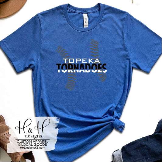Topeka Tornadoes Seams - Topeka Tornadoes Baseball