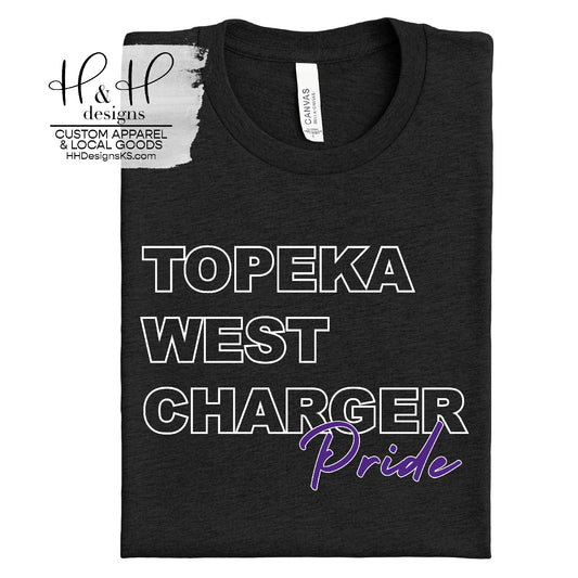 Topeka West Charger Pride Hallow Block- Topeka West PTO Fundraiser