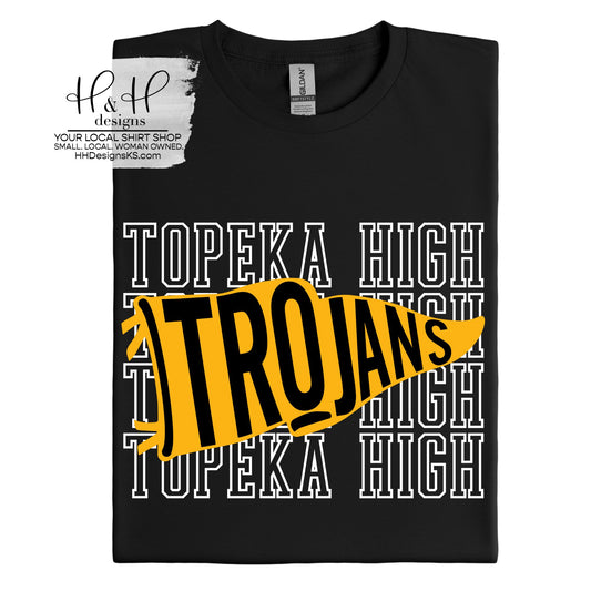 Trojans Pennant Stack