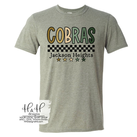 Cobras Pastel Retro Check