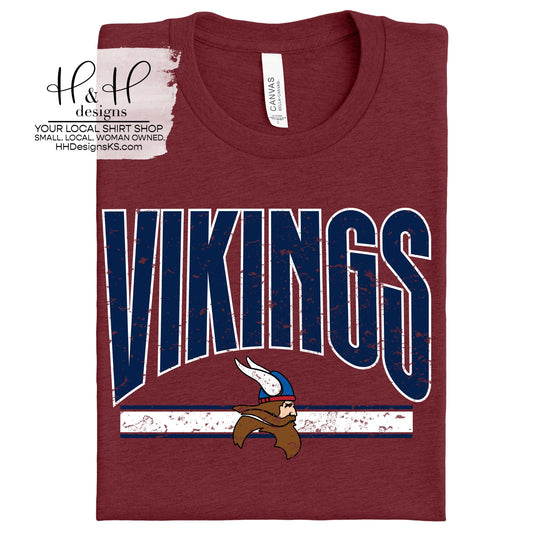 Vikings Distressed Warp