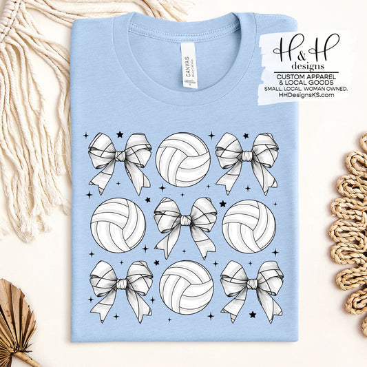 Volleyball Coquette Bows