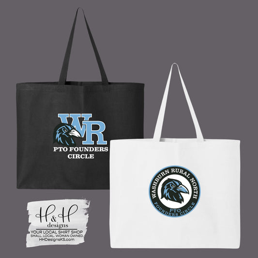Large Tote Bag - WRN PTO Founders Circle