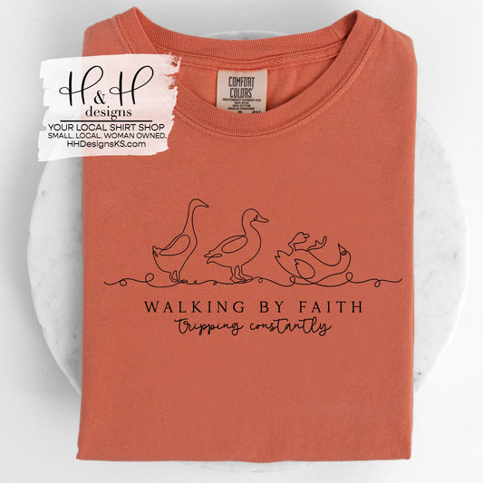 Walking by Faith Tripping Constantly