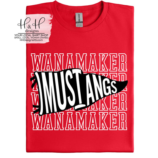 Wanamaker mustangs pennant stack ~ Wanamaker PTO 2025