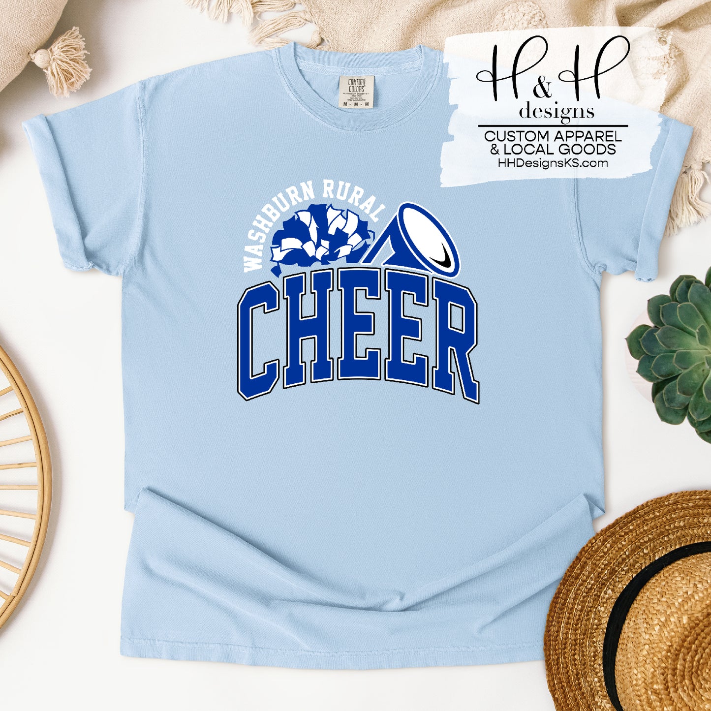 Washburn Rural Cheer with Pom ~ WRHS Cheer