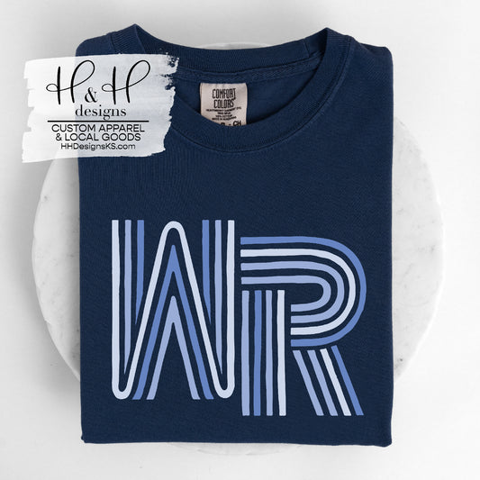 Washburn Rural Lined Initials