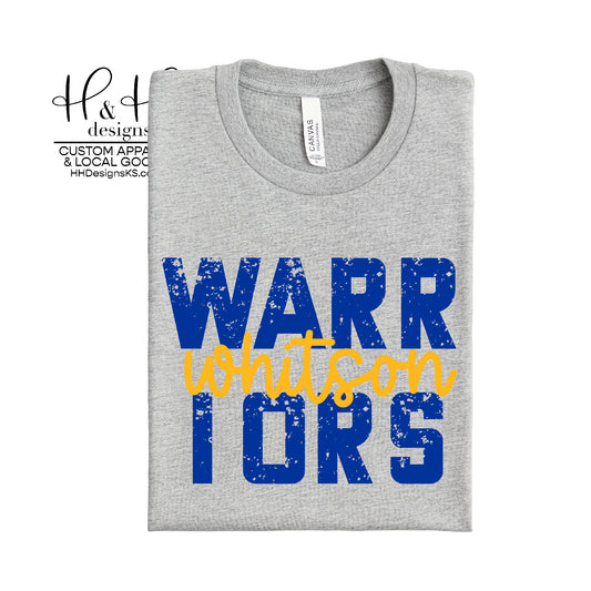 Whitson Warrior Grunge - Whitson PTO Fundraiser 2024