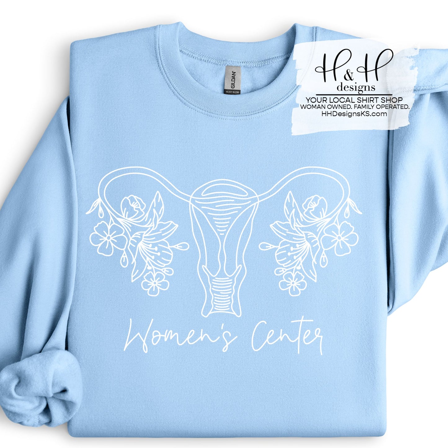 Women's Center Floral Uterus