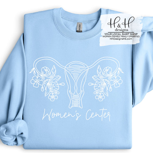 Women's Center Floral Uterus