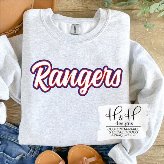 Rangers Baseball - Official Logo