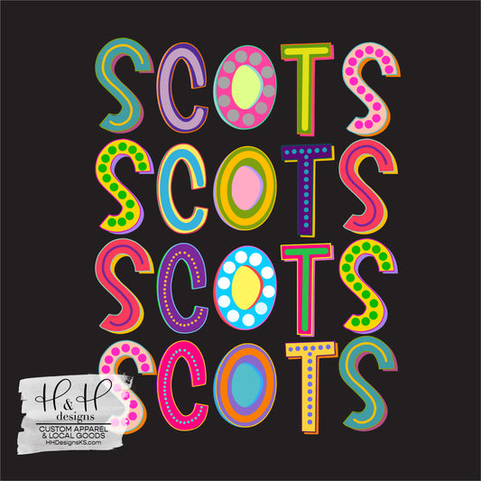 Scots Rainbow Marquee - Highland Park Booster Club Fundraiser - DELIVERY OPTION