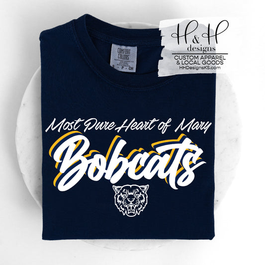 Bobcats Script Stack ~ Most Pure Heart of Mary PTM Fundraiser ~ MPHM8