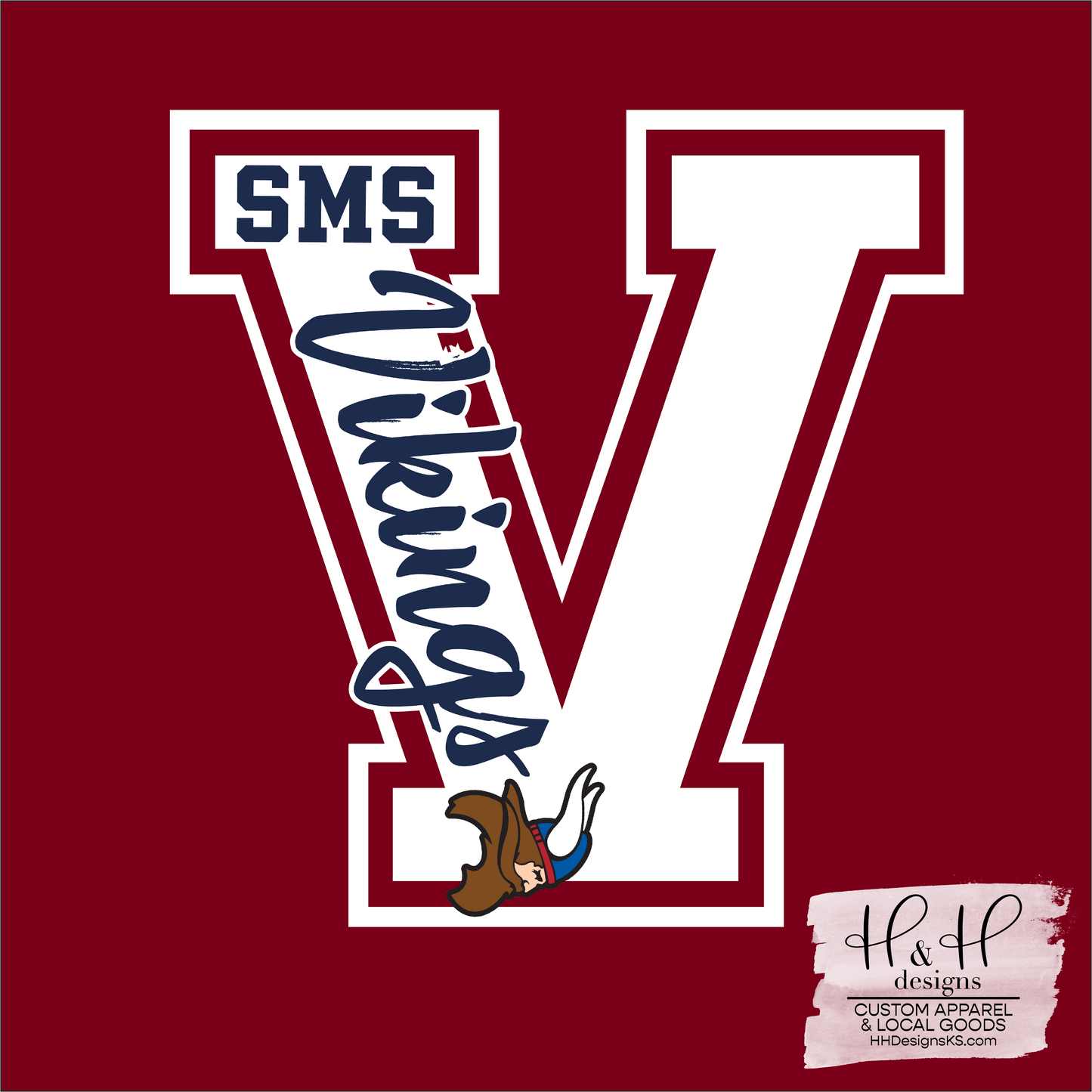 Vikings Varsity Letter ~ Seaman Middle School PTO Fundraiser