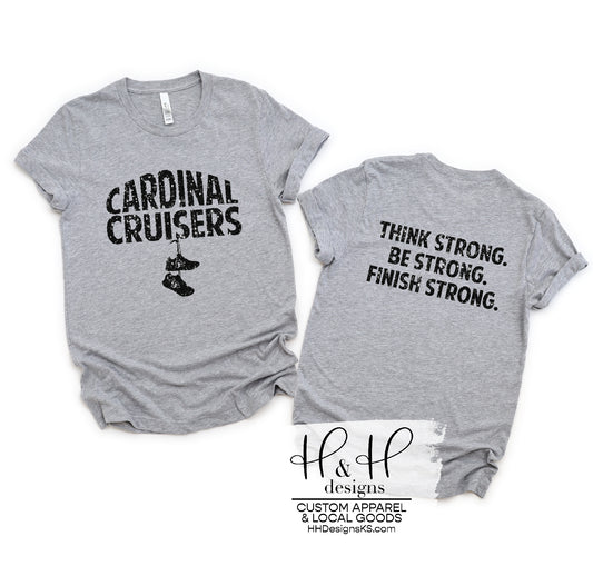 Cardinal Cruisers - Black Faux Glitter 2024 Design!