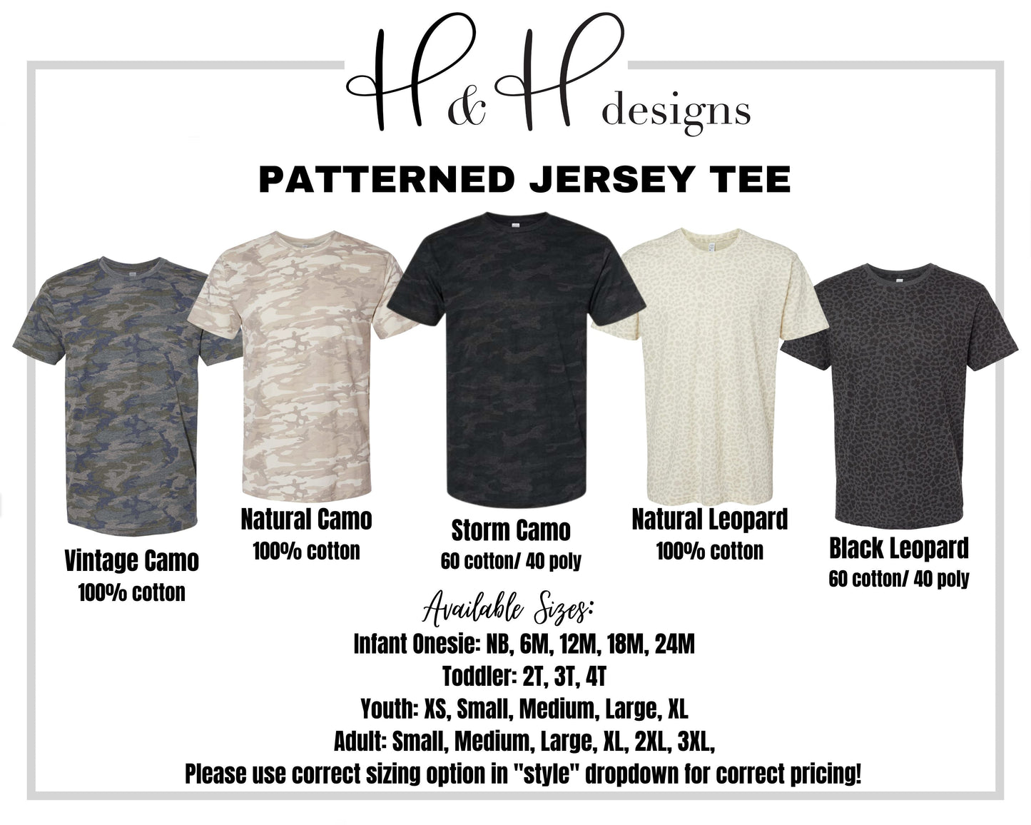 Custom Printed Apparel Checkout ~ Message us before placing your order!