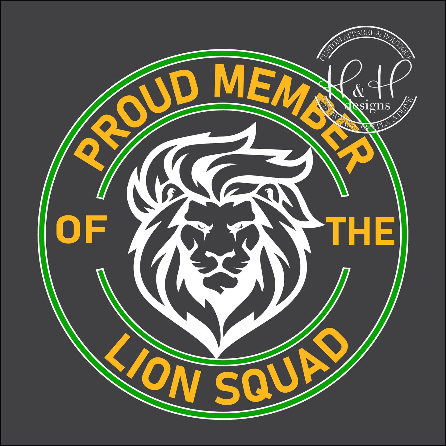 Proud Member of the Lion Squad - St. Matthew Lions Fundraiser