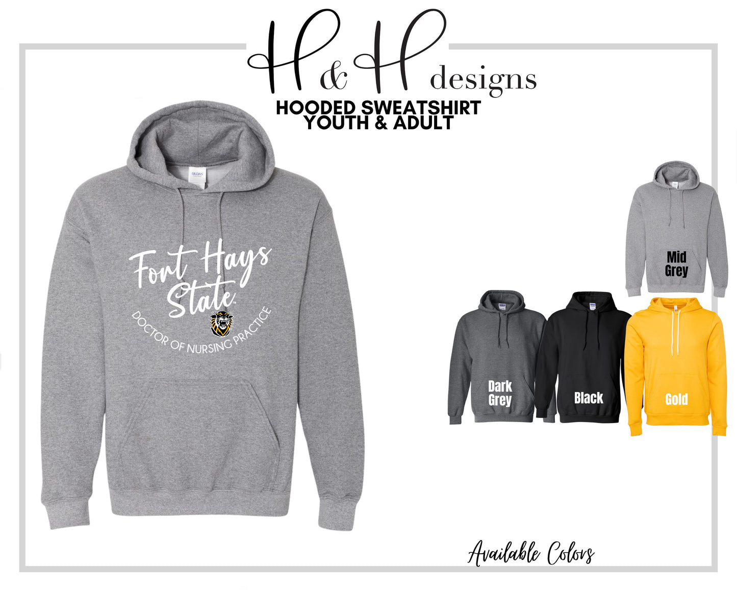 Fort Hays State Doctor of Nursing Practice Classic Round ~ Licensed Apparel ~ HHFHSU141