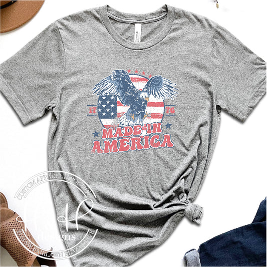 Made in America Distressed Eagle