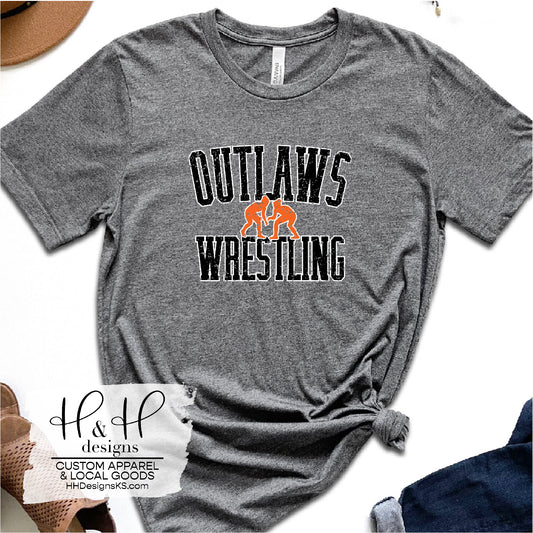 Outlaws Wrestling Block - FEMALE Wrestler - All color options available