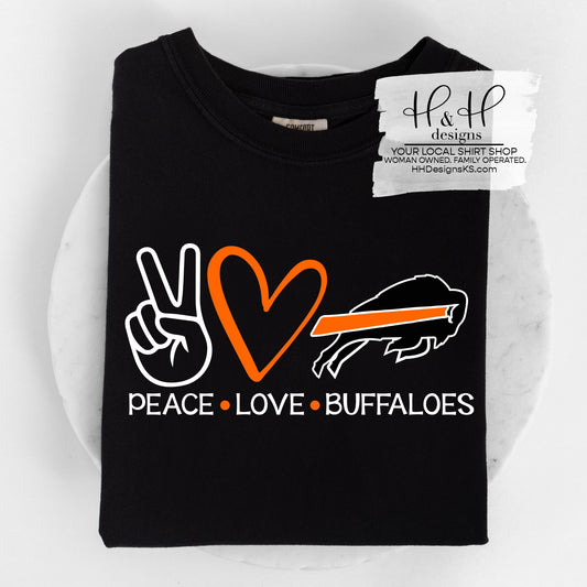 Peace Love Buffaloes ~ HH632 ~ Onaga