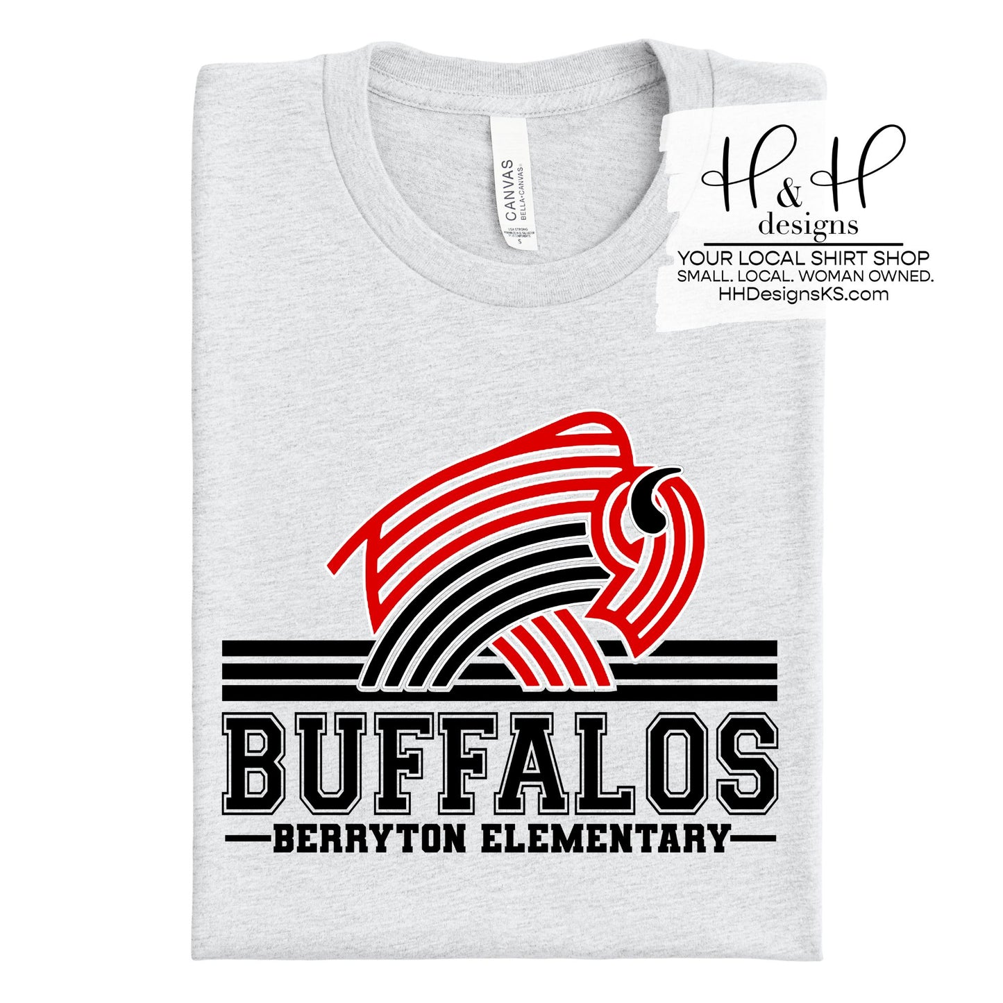 Berryton Buffalos Varsity Outline ~ Berryton Elementary Fundraiser ~ HH794