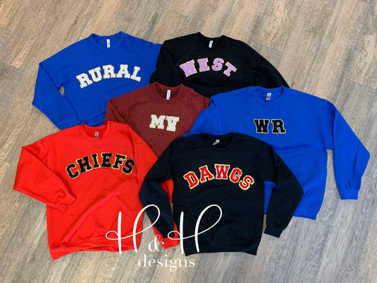 Custom Patch Sweatshirt - Via invoice only