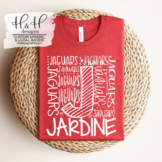 Jardine Typography ~ Jardine Elementary PTO Fundraiser