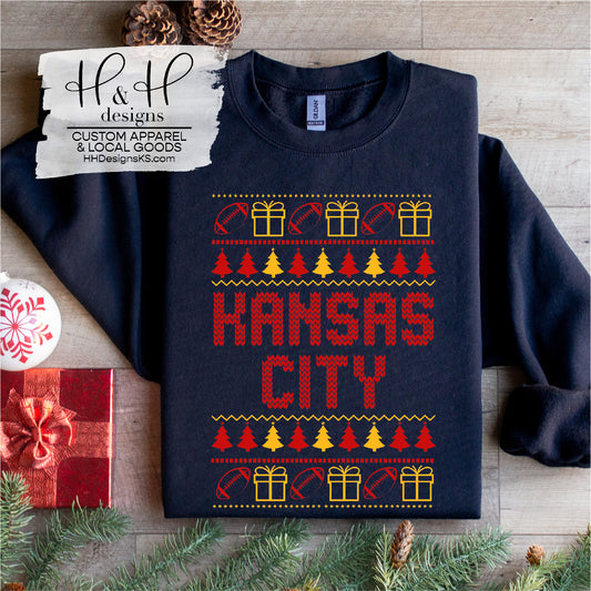 Kansas City Christmas Sweater