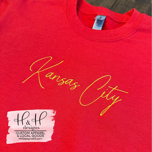 Preorder Only - Kansas City Stylish - Embroidered Sweatshirt