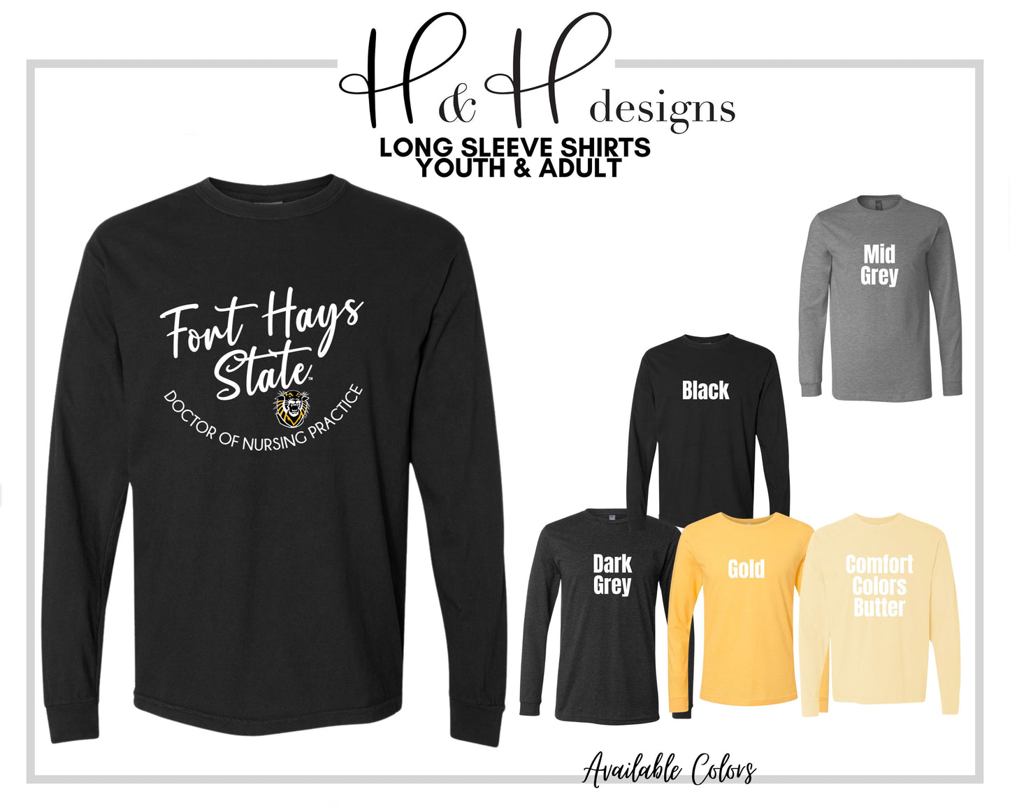 Fort Hays State Doctor of Nursing Practice Classic Round ~ Licensed Apparel ~ HHFHSU141