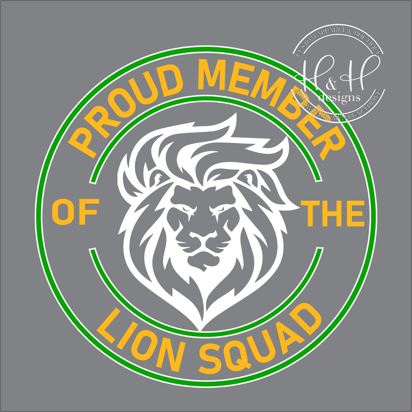 Proud Member of the Lion Squad - St. Matthew Lions Fundraiser