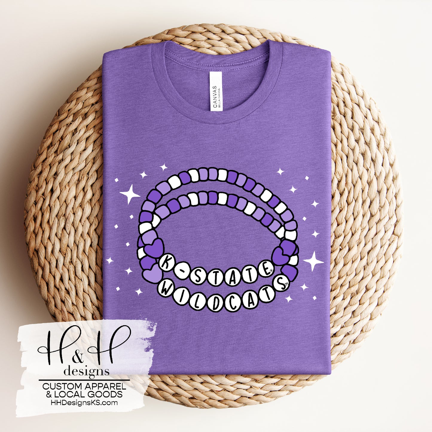 K-State Wildcats Friendship Bracelets ~ HHKSU155 ~ Licensed K-State Apparel