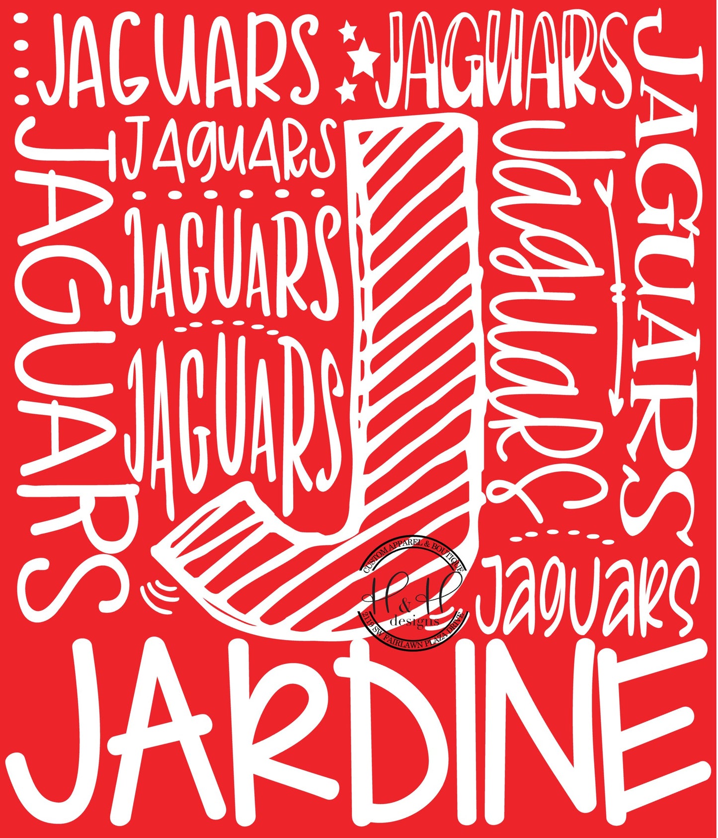 Jardine Typography - Jardine Elementary PTO Fundraiser