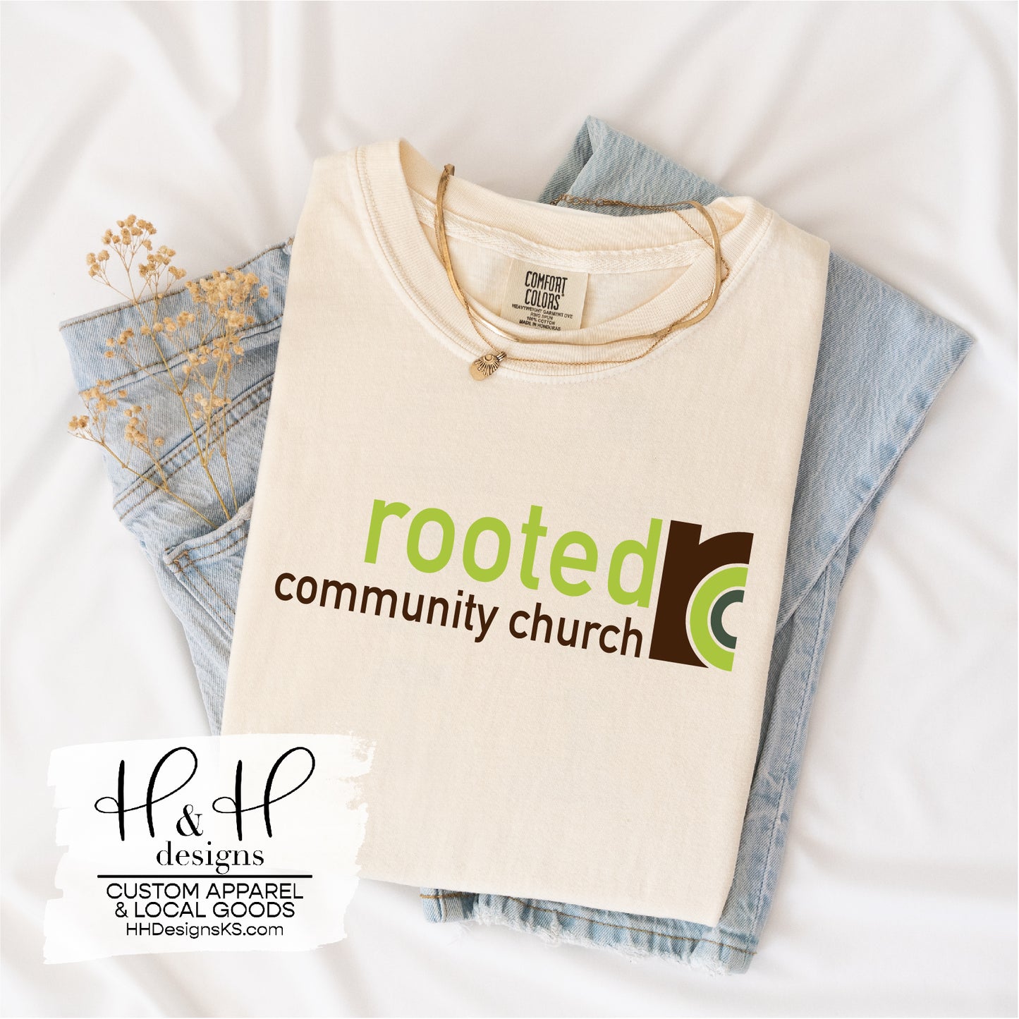 Rooted Community Church ~ Full Color Full Logo ~ Rooted Community Church