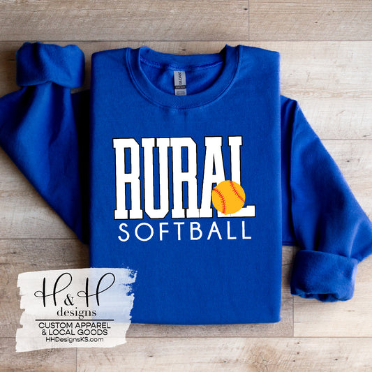 Rural Softball Knockout Block