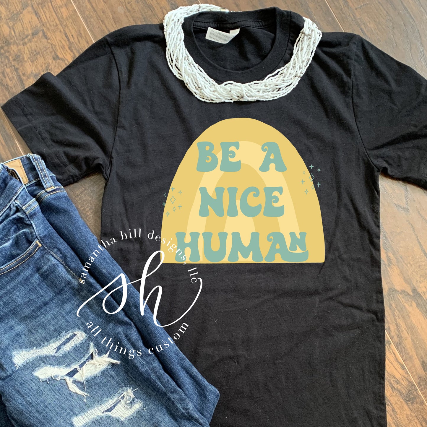 Be a nice human rainbow