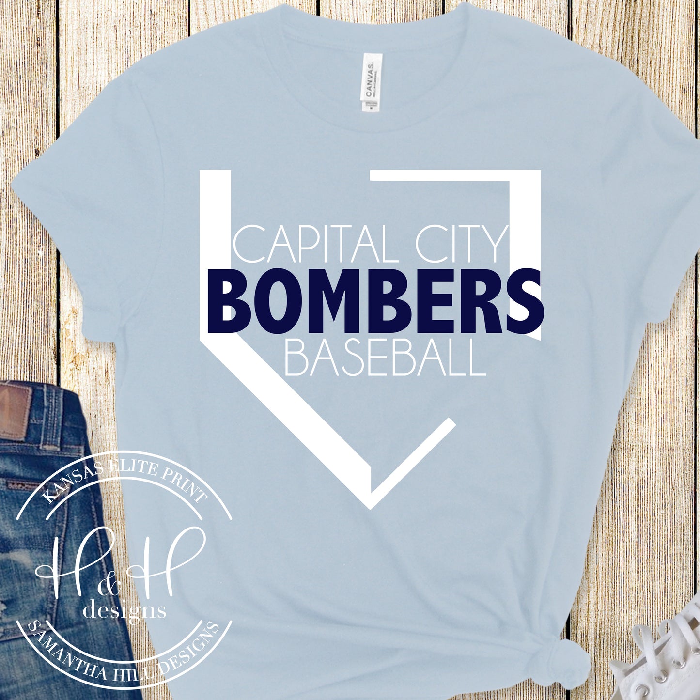Capital City Bombers Home Plate HH327