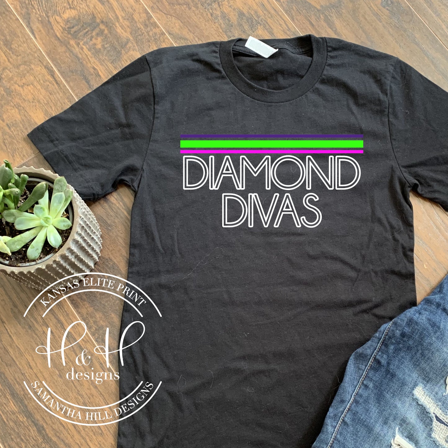 Diamond Divas Triple Lines