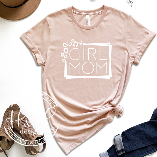 Girl Mom Leopard Box